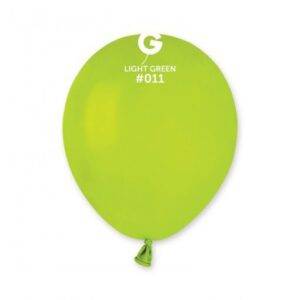 100 BALÕES LATEX 5'' COR LIGHT GREEN