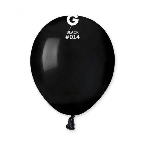 100 BALÕES LATEX 5'' COR BLACK