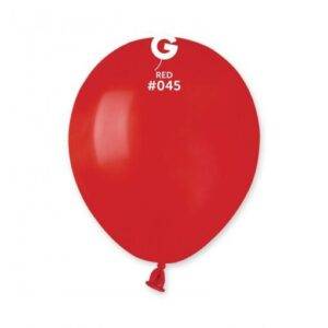 100 BALÕES LATEX 5'' COR RED