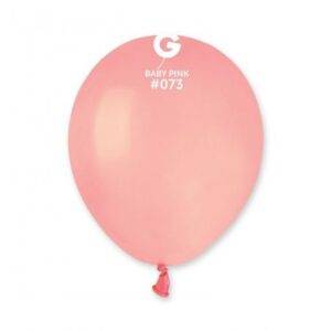 100 BALÕES LATEX 5'' COR BABY PINK