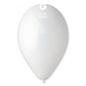 100 BALÕES LATEX 12'' COR WHITE