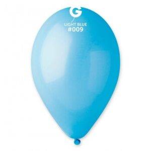 100 BALÕES LATEX 12'' COR LIGHT BLUE