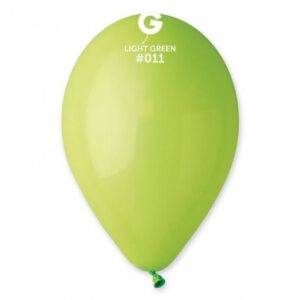 100 BALÕES LATEX 12'' COR LIGHT GREEN
