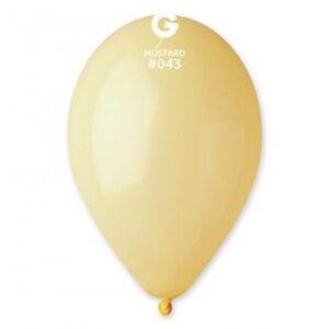 100 BALÕES LATEX 12'' COR AMARELO PASTEL