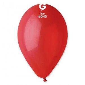 100 BALÕES LATEX 12'' COR RED