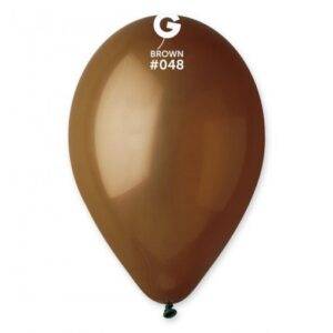 100 BALÕES LATEX 12'' COR BROWN