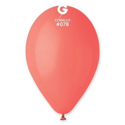 100 BALÕES LATEX 12'' COR CORAL