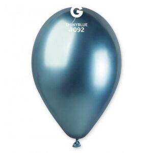 50 BALÕES LATEX 13'' COR CROMADO BLUE