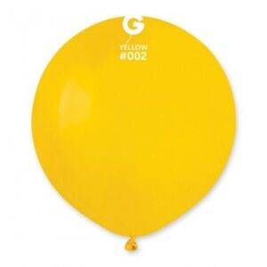 50 BALÕES LATEX 19'' COR YELLOW