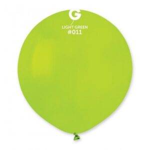 50 BALÕES LATEX 19'' COR LIGHT GREEN