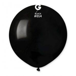 50 BALÕES LATEX 19'' COR BLACK