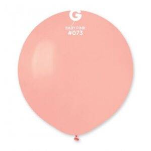 50 BALÕES LATEX 19'' COR BABY PINK
