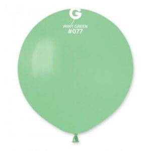 50 BALÕES LATEX 19'' COR MINT GREEN