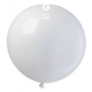 10 BALÕES LATEX 40'' COR WHITE