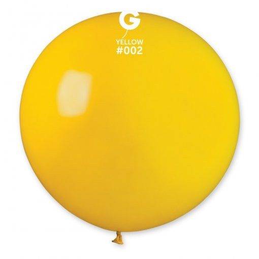 10 BALÕES LATEX 40'' COR YELLOW