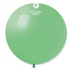 10 BALÕES LATEX 40'' COR MINT GREEN