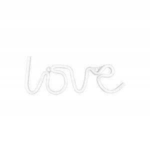NEON LED 'LOVE' 34,5X13 CM BRANCO