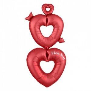 BALÃO FOIL GIGANTE MULTI-BALLOON CORAÇÕES