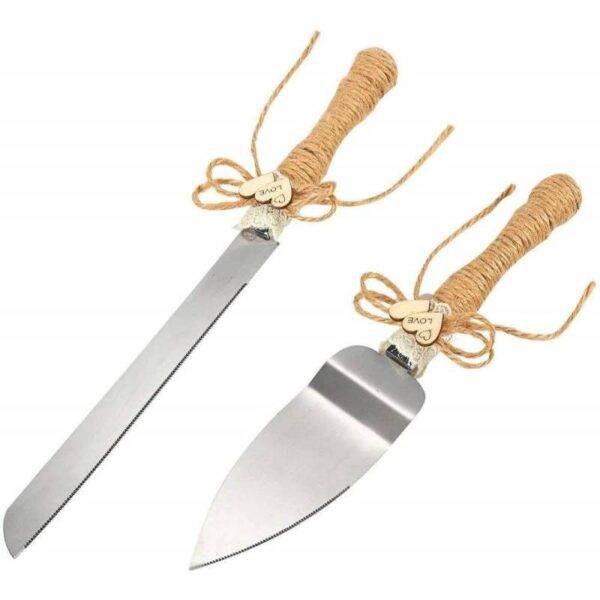 CONJUNTO DE FACA E PÁ DE CASAMENTO KRAFT