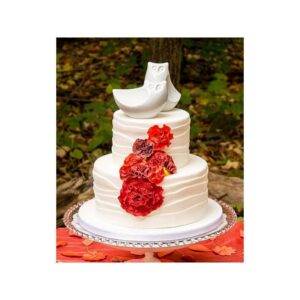 CORUJAS DE PORCELANA PARA BOLO DE CASAMENTO