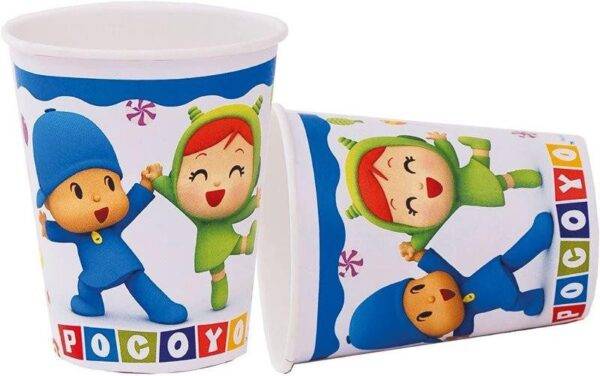 8 Copos Pocoyo