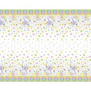 TOALHA DE MESA COLOURFUL PLAID EASTER 1,37X2,74M