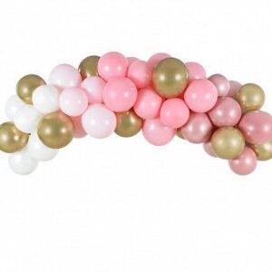 Guirlanda de balão - rosa, 200 cm