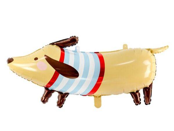 Balão de Foil Dachshund, 90x40cm, mix