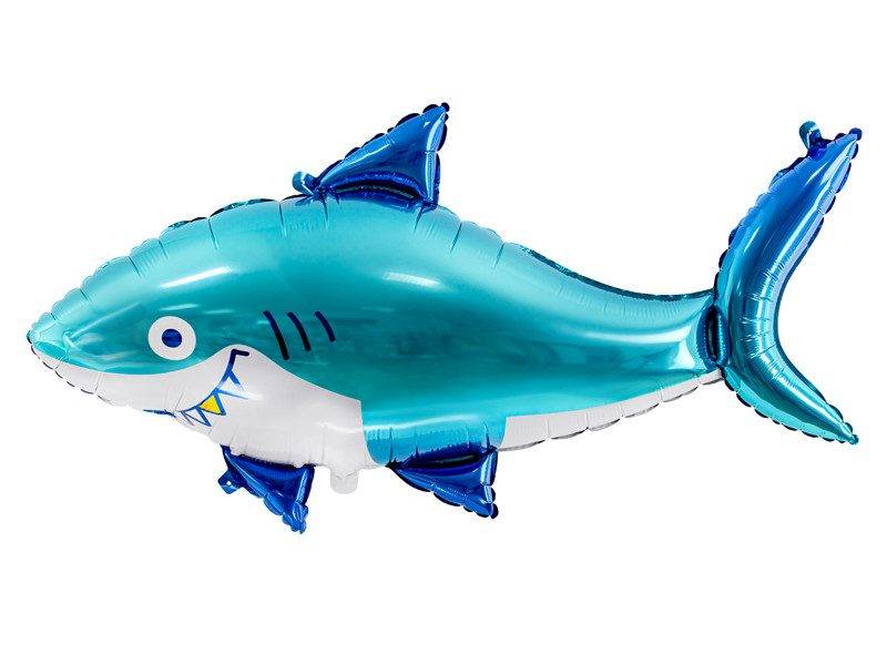 Tubarão balão de foil, 92x48 cm, mistura