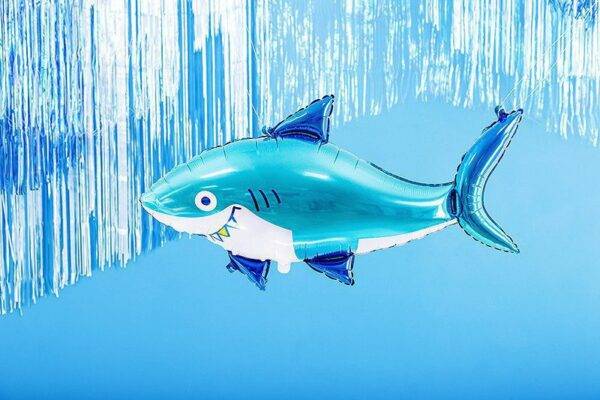 Tubarão balão de foil, 92x48 cm, mistura