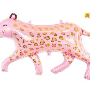 Leopardo de balão de foil, 103x63 cm