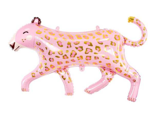Leopardo de balão de foil, 103x63 cm