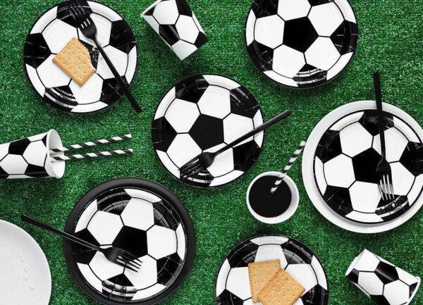 Conjunto de decorações para festas - Futebol, mix