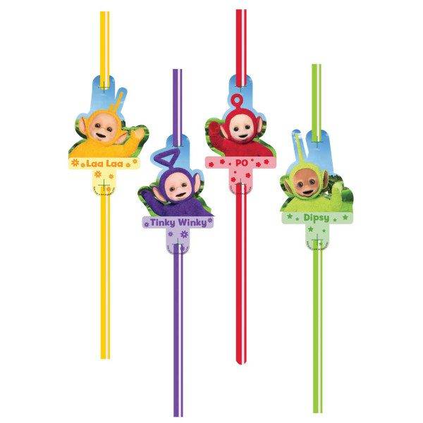Teletubbies - Palhinhas temáticas para festa de aniversário