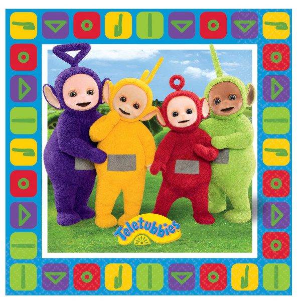 Teletubbies - Guardanapos para festa de aniversário
