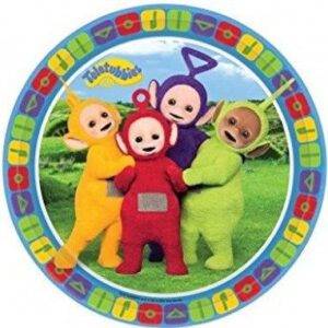 Teletubbies - Pratos descartáveis para festa 23 cm