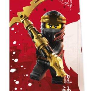 Lego Ninjago - sacolas de papel para festa (4 peças)