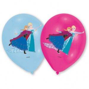 Disney Frozen 6 balões de látex, 27,5 cm