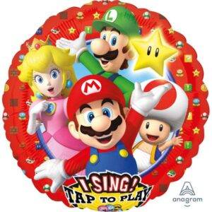 Super Mario Bros. - Balão de foil Sing-A-Tune