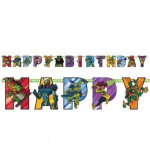Teenage Mutant Ninja Turtles Grinalda Happy Birthday
