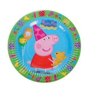 Pratos para festa de aniversário do tema "Porquinha Peppa"