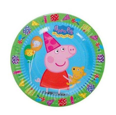 Pratos para festa de aniversário do tema "Porquinha Peppa"