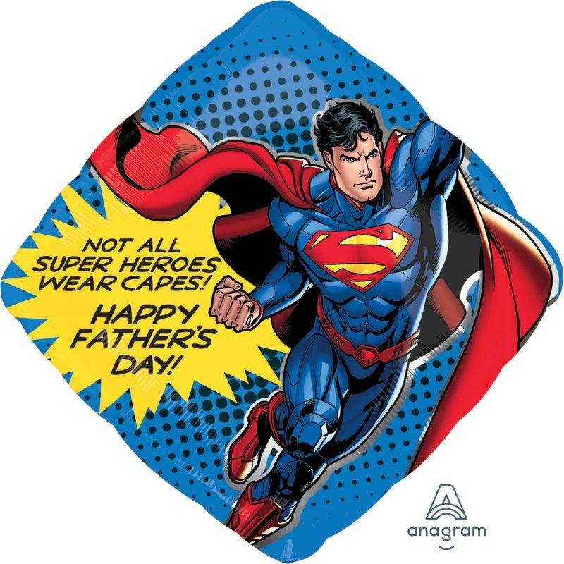 BALÃO FOIL P38 SUPERMAN DIA DO PAI
