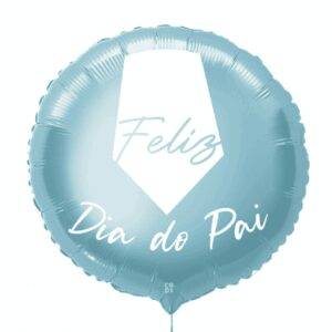 BALÃO FOIL DIA DO PAI GRAVATA AZUL CLARO