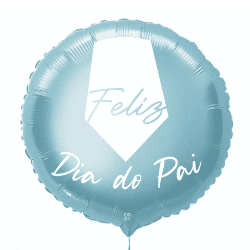 BALÃO FOIL DIA DO PAI GRAVATA AZUL CLARO