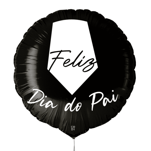 BALÃO FOIL DIA DO PAI GRAVATA PRETO