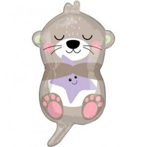 BALÃO FOIL S50 LONTRA OTTERLY ADORABLE 33X58 CM
