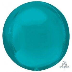 BALÃO FOIL ORBZ 38X40CM AQUA