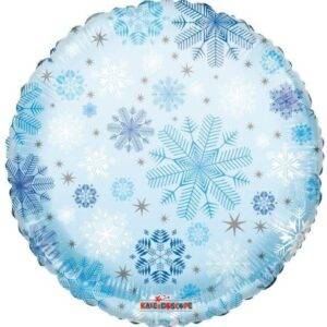Foil Balloon 18 "Clear View Snowflakes