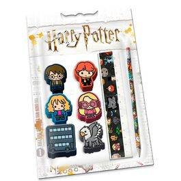 Conjunto de papelaria Harry Potter Leviosa